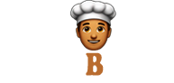 emoji baker logo light