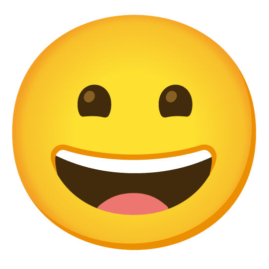 Grinning Face meets Grinning Face with Smiling Eyes – Creative Emoji Combination